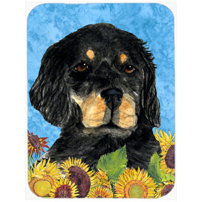 East Urban Home Gordon Setter Glass Cutting Board