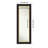 Sierra Non-Beveled Wood Framed Full-Length On the Door Mirror-121080423