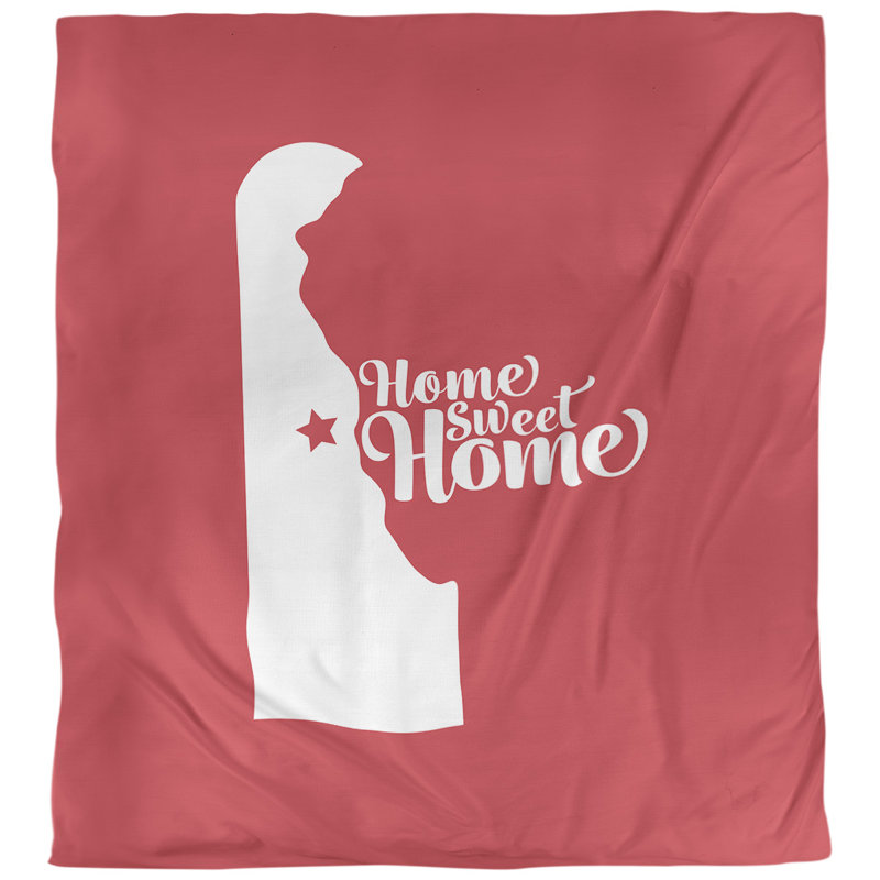Housse de couette dover doux, Housse de couette pour grand lit, Rouge, Polyester brossé