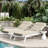 2-Piece Outdoor Chaise Lounge Chair Cushion, 80"X26"X4"-2621448