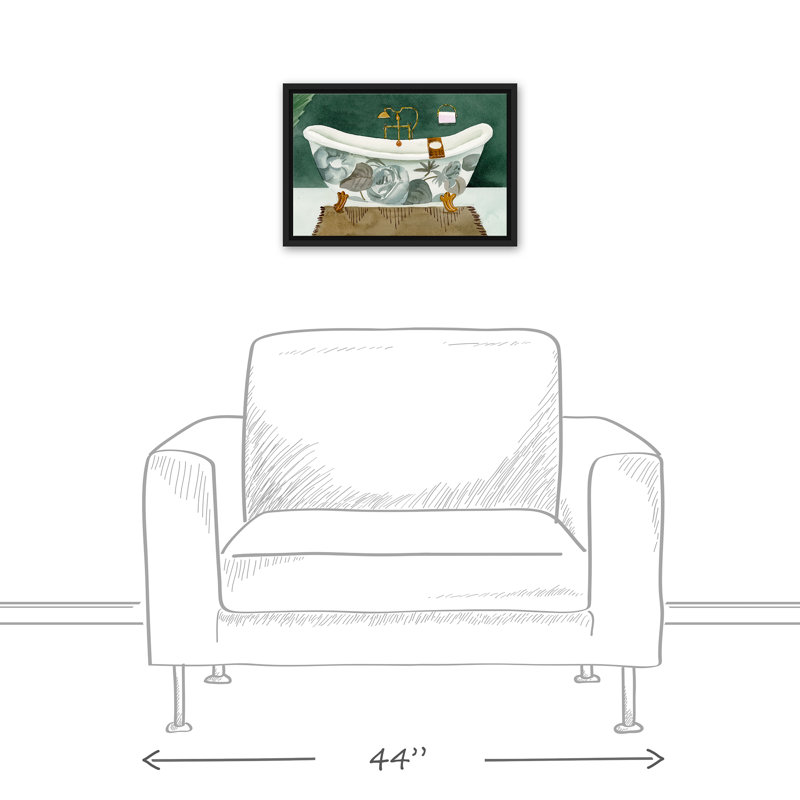 Toile flottante Bath Time, H 13,75 po x l 19,75 po