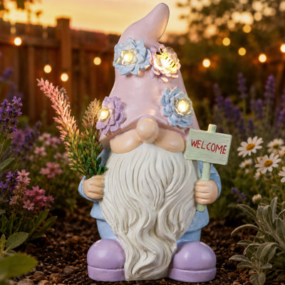 Gnome succulent lavande rose et violet