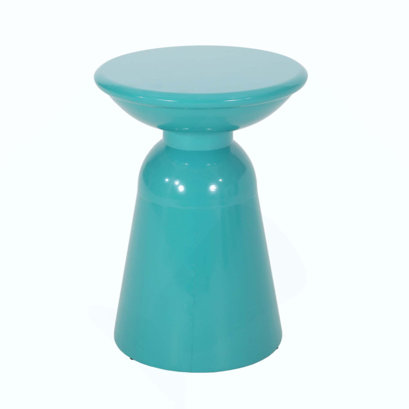 Outdoor Metal End Table -Large