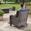 Ensemble de 2 chaises de patio en osier avec dossier haut, siège en rotin PE toutes saisons pour terrasse-2073369267-2097156605