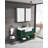 40In. W X 30 In. H LED Large Rectangular Aluminum Alloy Surface Mount Medicine Cabinet With Mirror