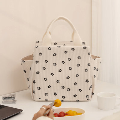Cute Lunch Tote Bag Insulated Large Capacity For Travel Office