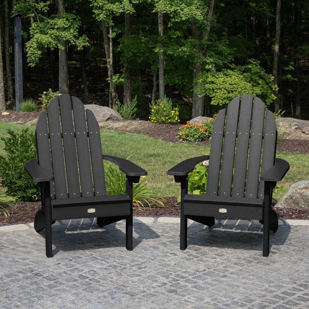 Hintz Essential Set of Two Recycled Plastic Adirondack Chairs Freeport Park® 
