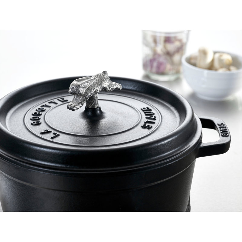 STAUB Stainless Steel Cocotte Knob, Chicken, Snail