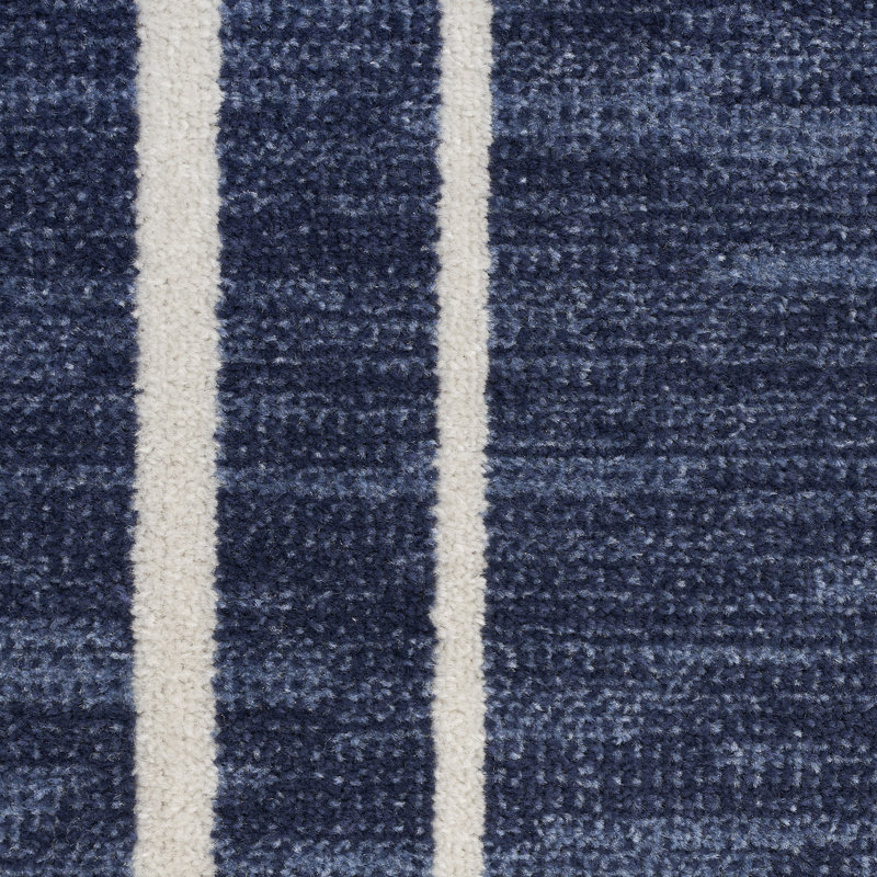 Tapis intérieur / extérieur bleu marine Nourison Essentials, Rectangulaire 7 pi x 10 pi