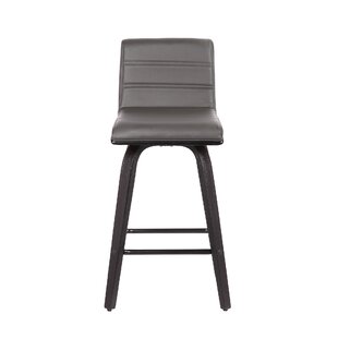 Ross Modern Fabric and Metal Adjustable Air Lift Stool, Set of 2 - Grey and  Black