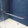 Sliding Shower Glass Door, Adjustable Semi Frameless Shower Door with  304 Stainless Steel Handles