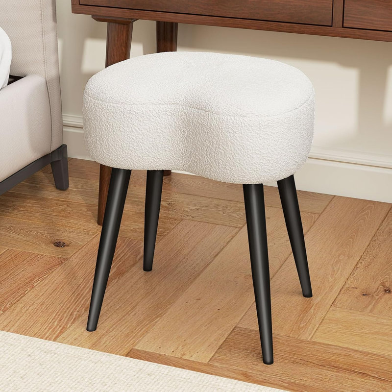 Tabouret de coiffeuse Teddy Velvet