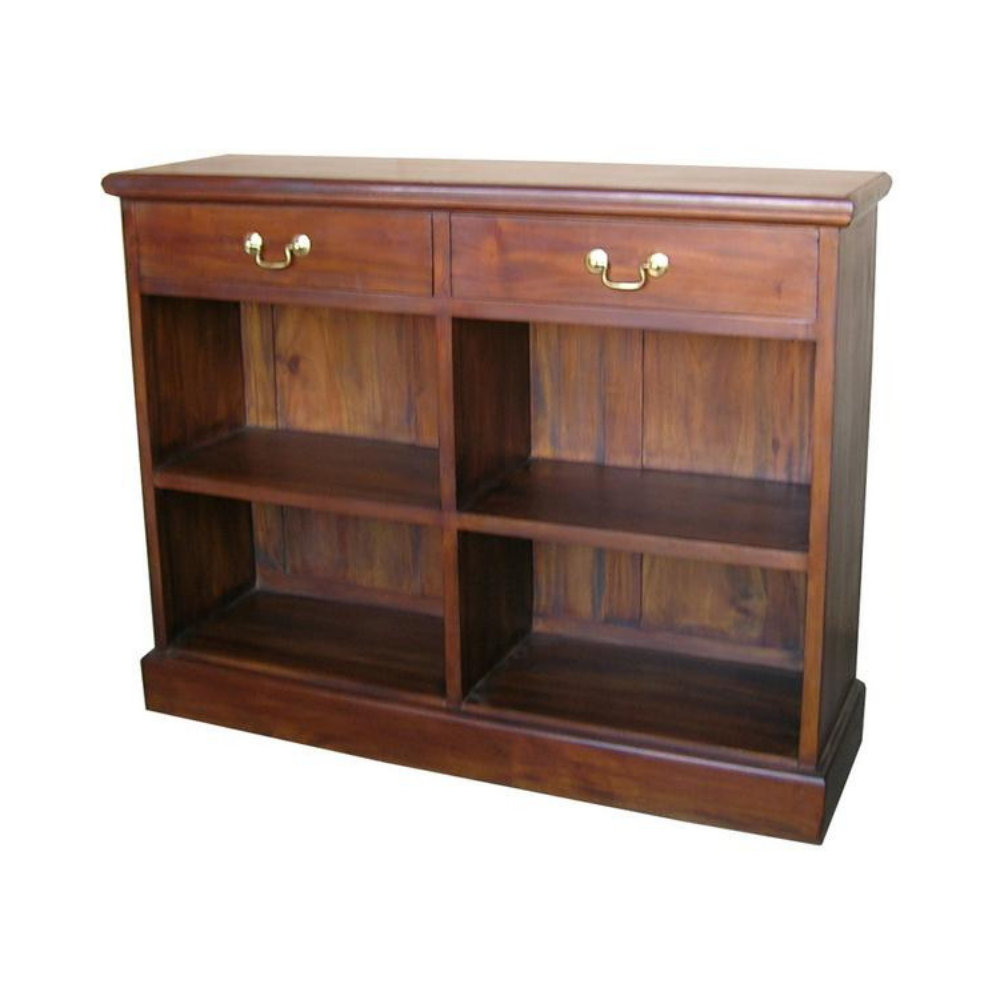 84cm H x 107cm W Solid Wood Standard Bookcase