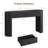 55'' Tambour Console Table With Oval Tabletop For Living Room Hallway Foyer Entrance Study-1113821777-1139102754