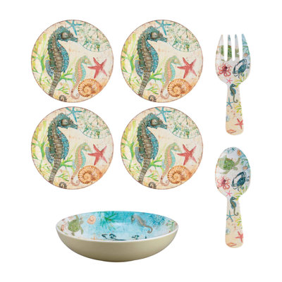 Rosecliff Heights Delfina Melamine Serving Bowl