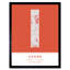 Ilford England United Kingdom City Map - Single Picture Frame Typography
