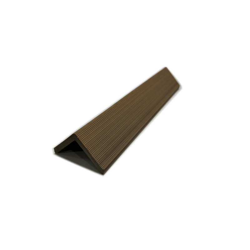 Système de revêtement d'extérieur européen Panneau de lambris en composite à angle droit seulement (ensemble de 10), Brun