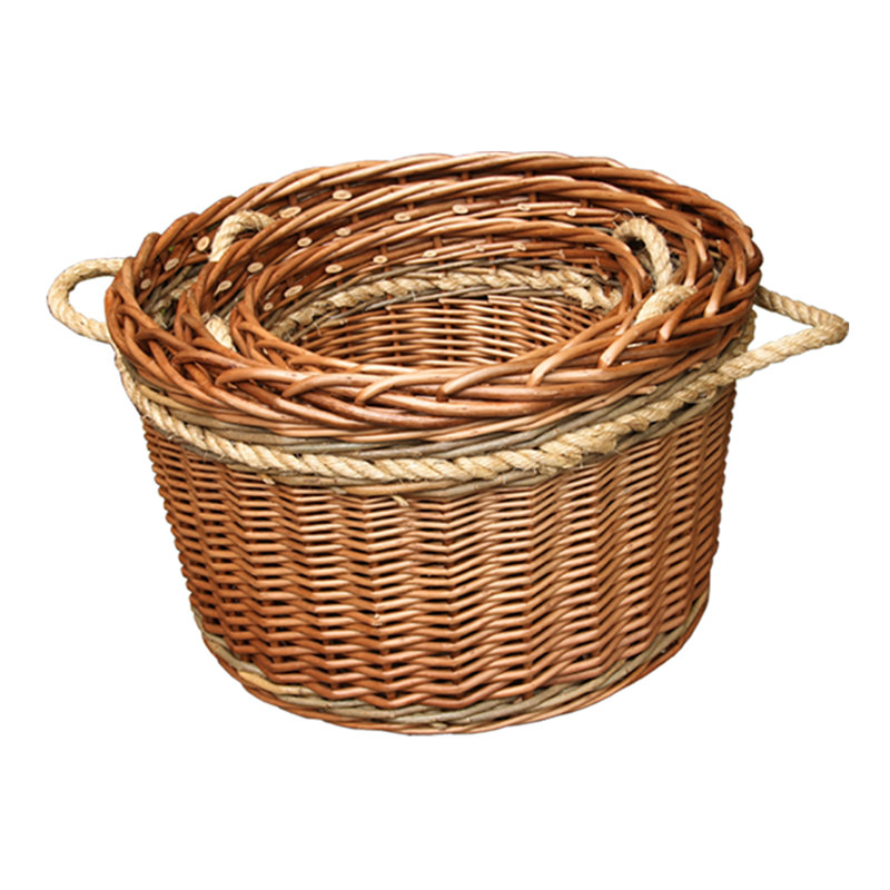 Hammd Wicker Log Carrier