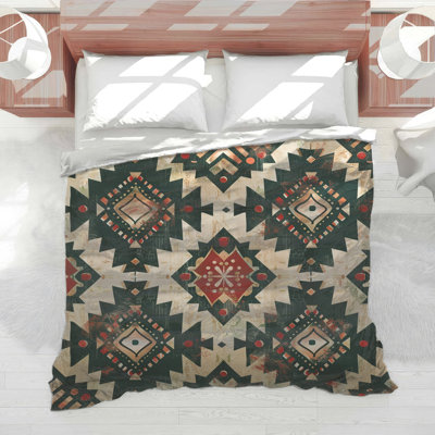 Édredon à motif tribal Southwestern