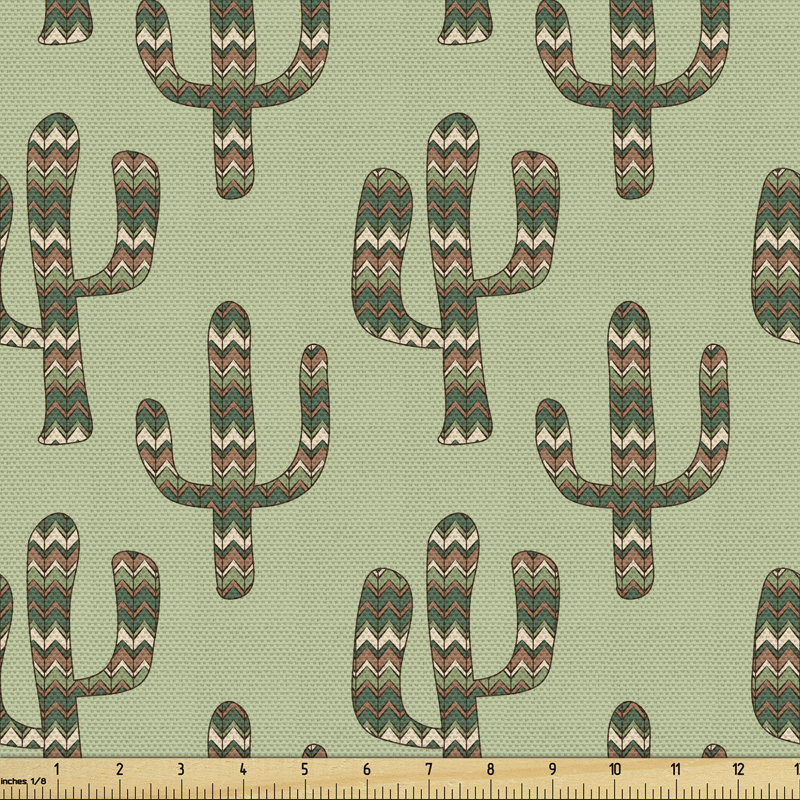 Tissu cactus, l 58 po x L 72 po