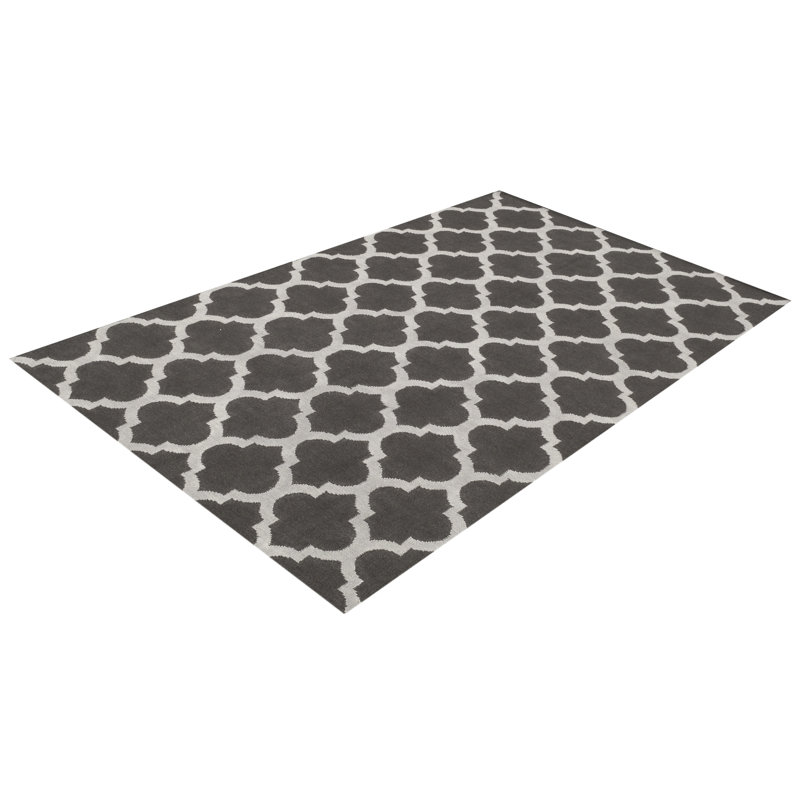 Geometric Hand Woven Area Rug, Rectangle 120 x 180cm
