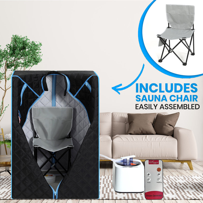 Yesurprise Portable Traditional Steam Sauna with Remote Control