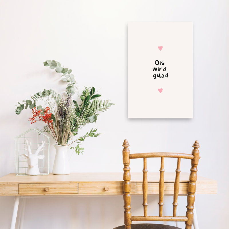 «Tout sera bon», impression d'art mural contemporain, 24" H x 16" W