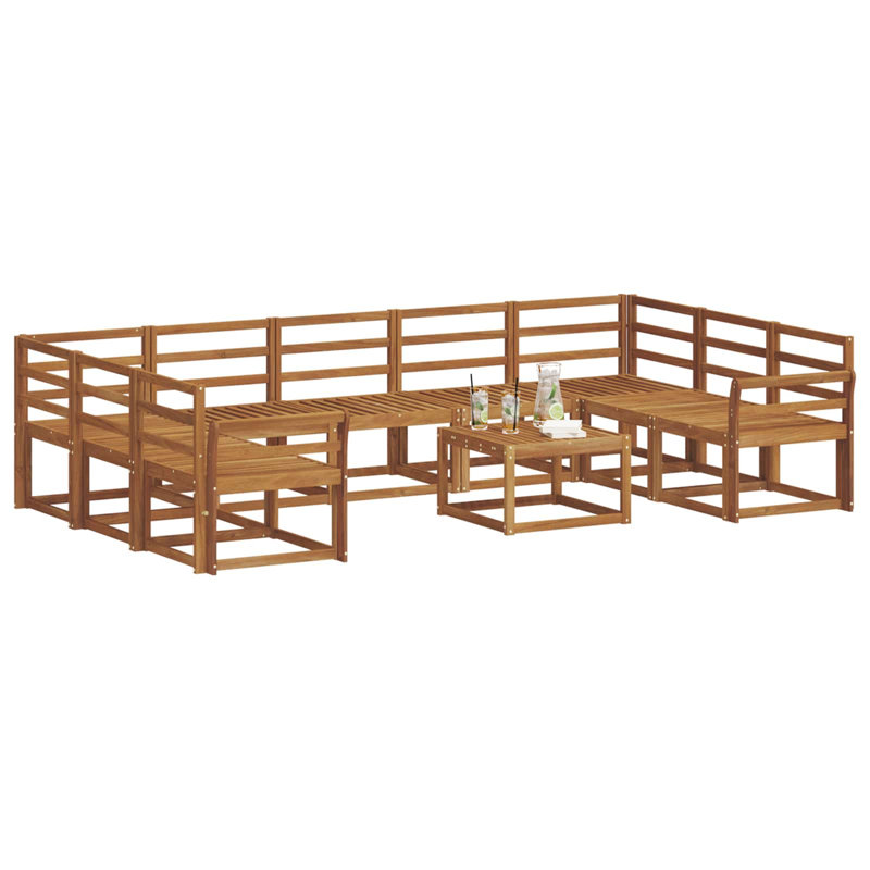 304cm Wide Patio Sectional Set