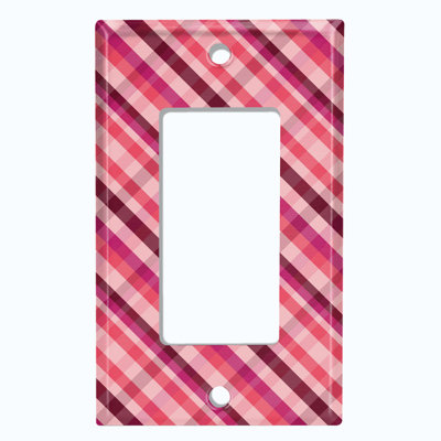 Patterned 1 - Gang Standard Wall Plate