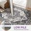Tapis oriental gris foncé neutre lavable à la machine Oriental-1372488195