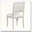 Ensemble de salle à manger extensible 6 pièces avec banc et pieds sculptés (blanc délavé) 6 pièces-438233134