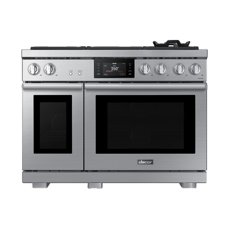 48" Pro-Range 6 Burners, Transitional, Silver, Natural Gas/Liquid Propane