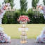 Support à fleurs à 5 niveaux pour réception de mariage-110476025