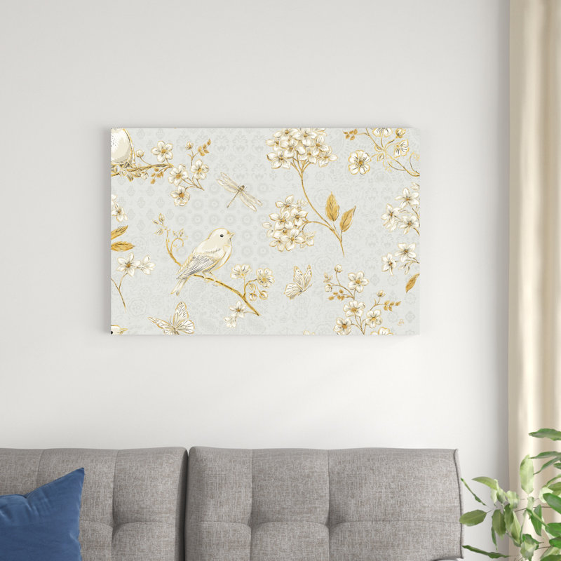 Golden Garden II, H 24 po x l 36 po x P 1,25 po