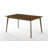 Kassis Modern Walnut Dining Table