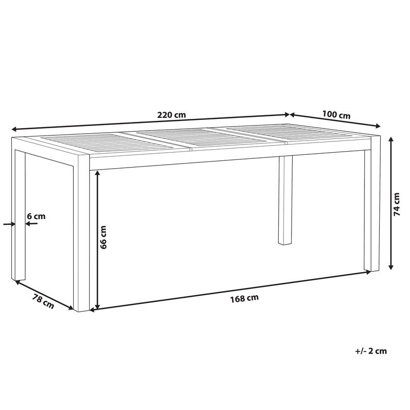 Lothen Wooden Dining Table
