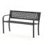 Carlysia Steel Outdoor Bench