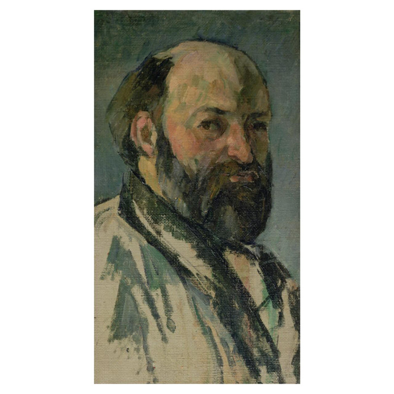 Autoportrait Paul Cézanne, estampe numérique, H 40 po x l 32 po