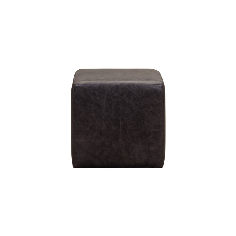 Happy Hour Swivel Ottoman in Hair On Hide Cream, Ten Gallon Hat Mix