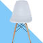 Chaise d'appoint en blanc Wilda