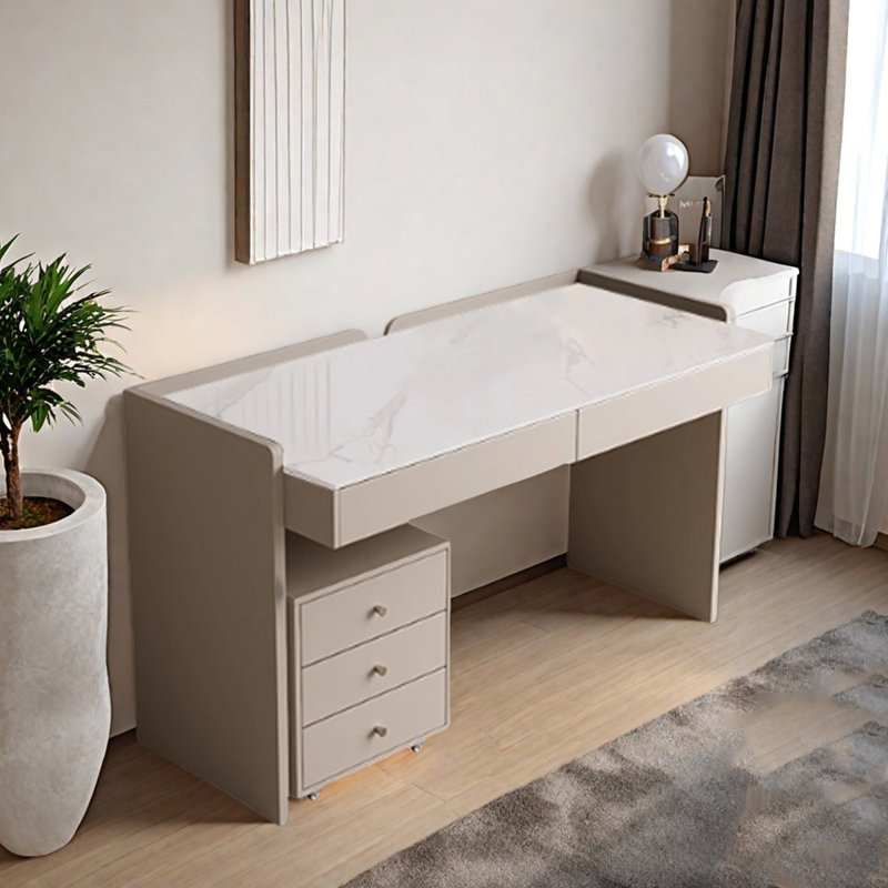 Blakley, H 30,7 po x l 39,37 po x P 19,68 po, Gris/Blanc/Crème