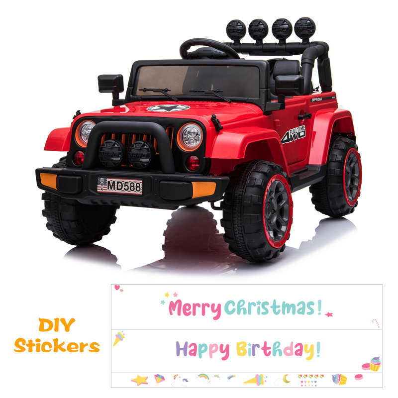 Modern Depo Battery Powered Ride On with Remote Control, Red