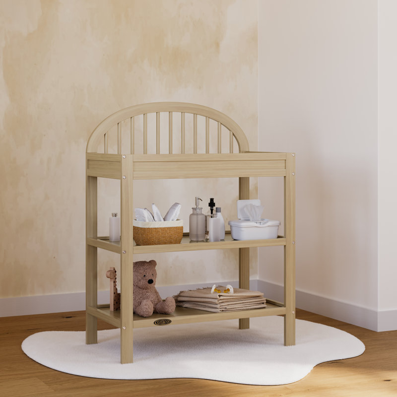 Table à langer avec coussin Olivia, Bois flotté