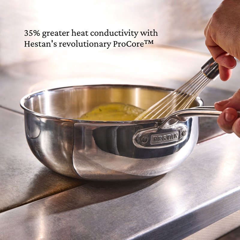 Probond Luxe 5-Quart Professional Clad Stainless Steel Essential Pan With Lid