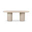 Table de salle à manger d'extérieur en béton Friedman Shira