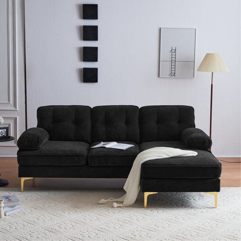 Canapés modulaires modernes en velours pour salon, chambre à coucher