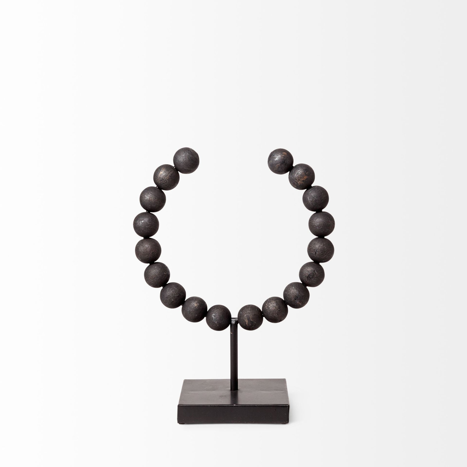Shira Sculpture, Black, 12" H x 5" W x 9" D