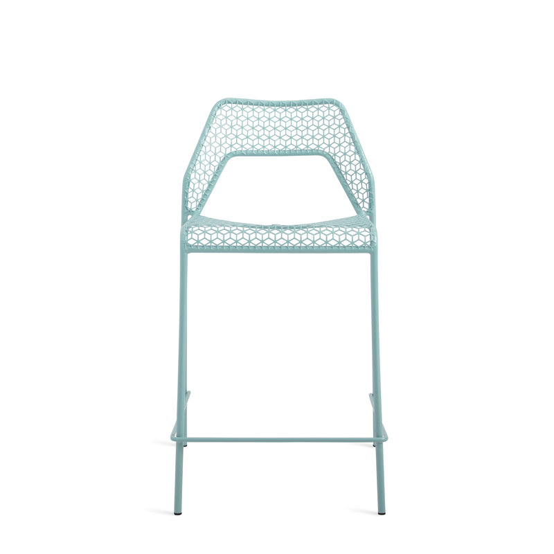Tabouret Hot Mesh, Turquoise, Tabouret de comptoir (siège d'une hauteur de 24,4