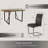 Modern Spahn With Rectangular Table & 4 Pu Leather Chairs-153884474
