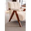 Ensemble de 2 chaises d'appoint en chenille de style Mid-Century moderne en forme de nuage, fauteuils de salon en bois massif pour le salon et la chambre à coucher-1769457551